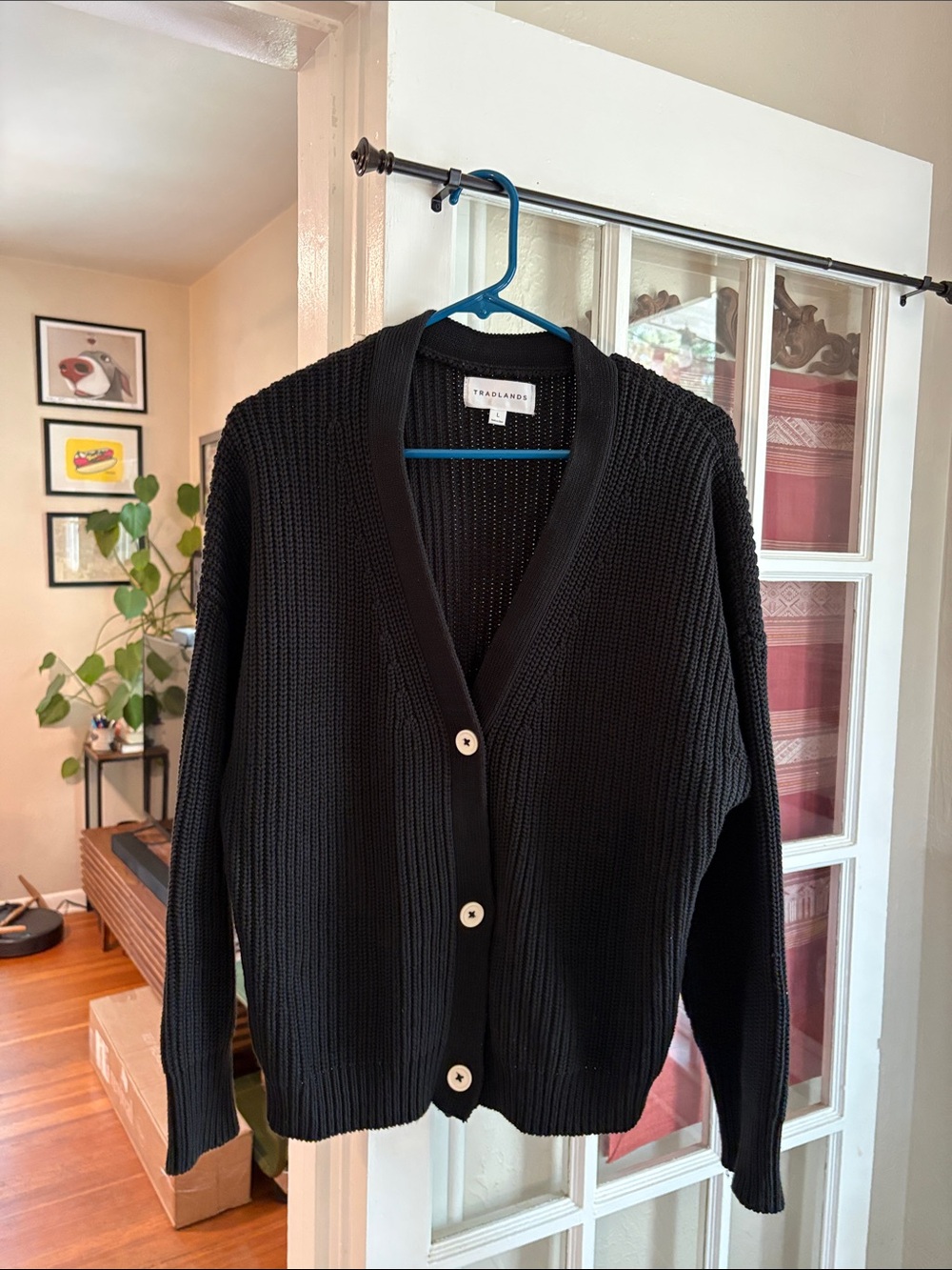 Tradlands Shelter Cardigan (Black/L)